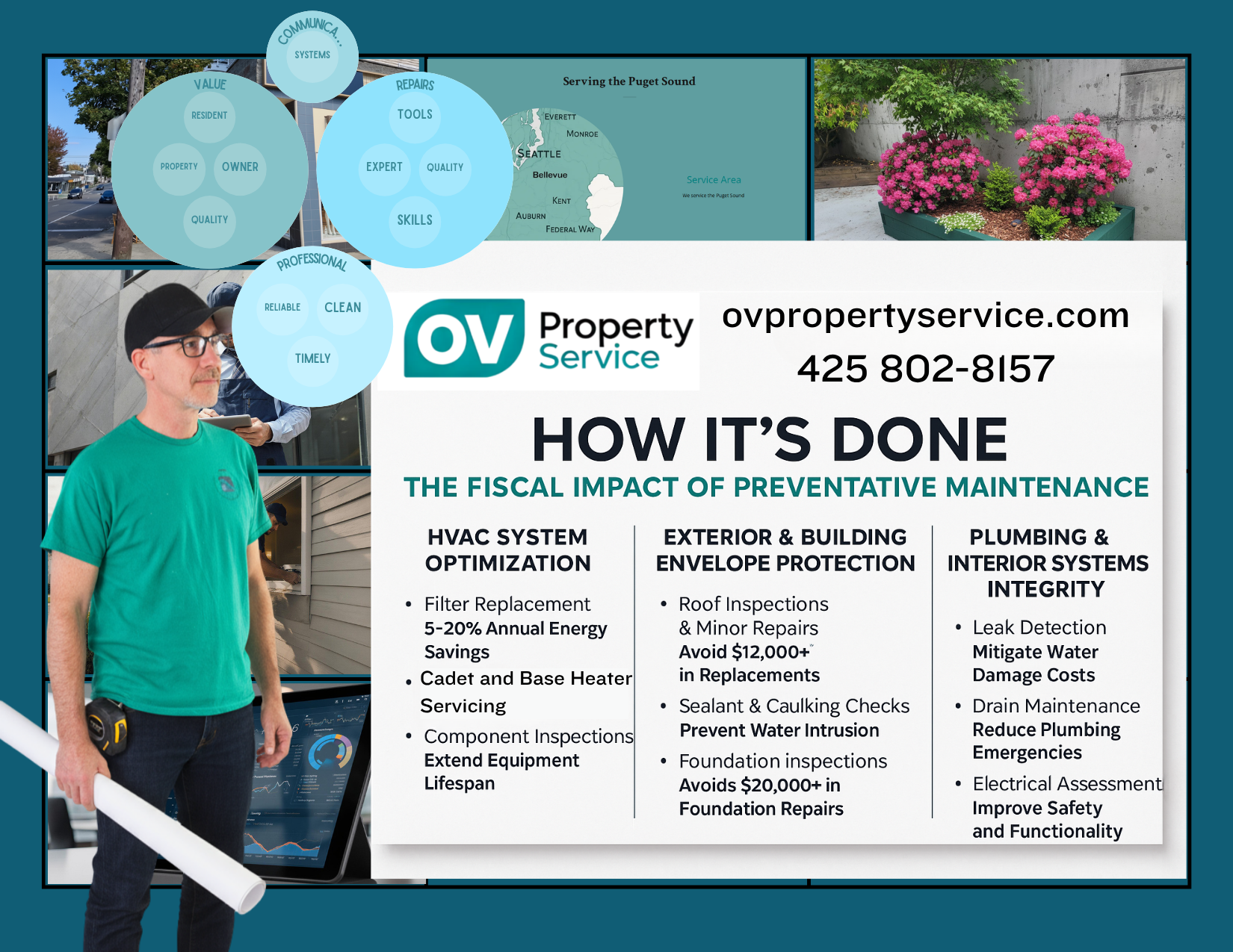 OV Property Services - Professional property repair and maintenance work in Puget Sound