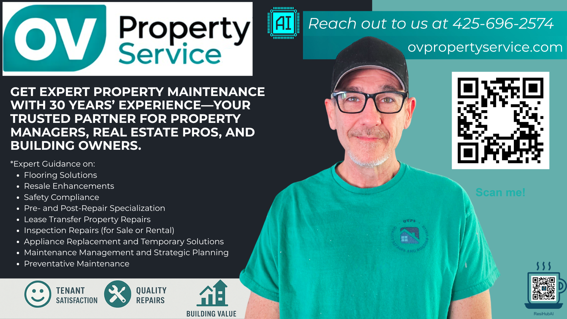 Chris - OV Property Services owner and expert property maintenance professional